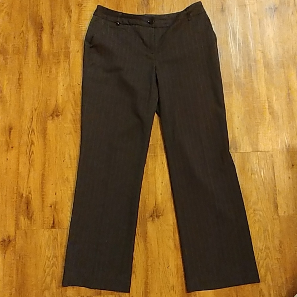 Striped Petite Slacks